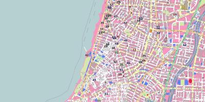 Kaart van shenkin street Tel Aviv